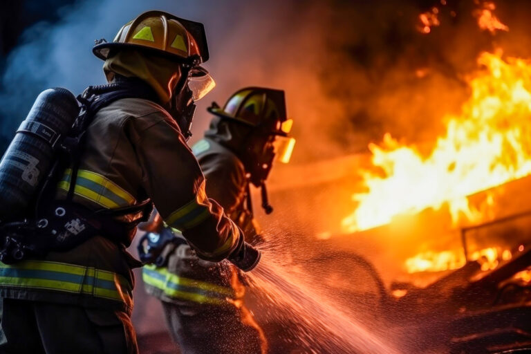 Incendio en estación de gasolina dejó a una persona gravemente herida