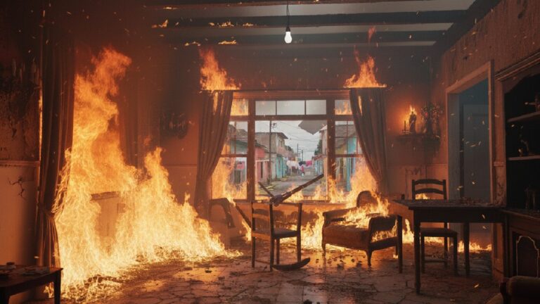 Incendio en Saltillo: Adolescentes traviesos causan daños al lanzar cuetes en la colonia María del Carmen Cavazos