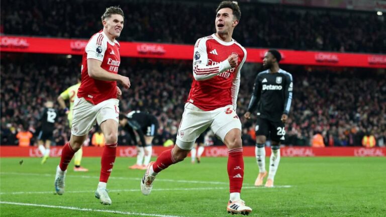 ¡Campeón de invierno! El Arsenal arrolla al Aston Villa y se consolidan como líderes en la Premier League