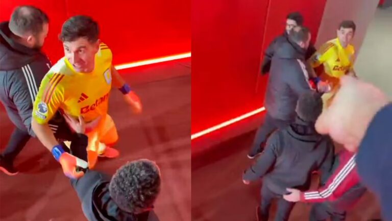 Dibu Martínez Responde a Aficionados Tras Goleada ante Arsenal