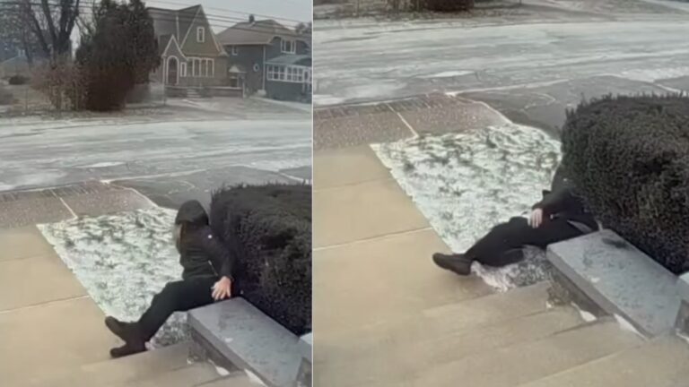 Abuelita arrastrada por fuertes vientos durante tormenta invernal en Corpus Christi