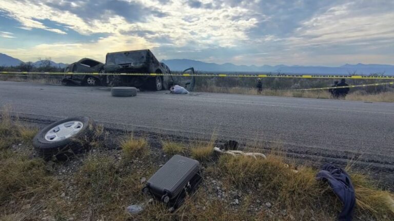 Trágico Accidente en Lampazos: Dos Calcinados y Varios Heridos