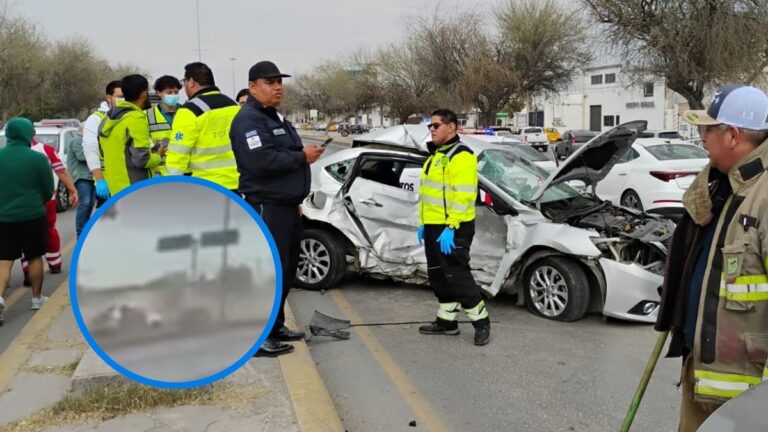 Impactante VIDEO del choque en el Periférico de Torreón que dejó a todos en Shock