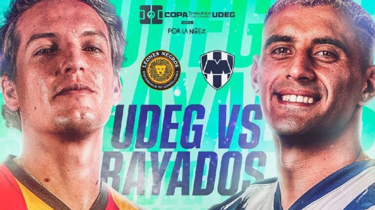 Ver UDG vs Rayados EN VIVO: Todo sobre el partido amistoso de la Copa Pacífica 2026