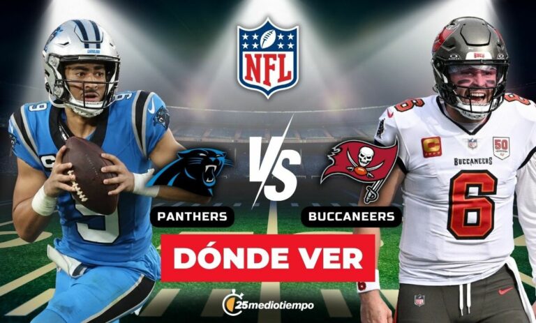 Buccaneers vs. Panthers: Cómo ver EN VIVO el partido por el título del Sur de la NFC en la Semana 18