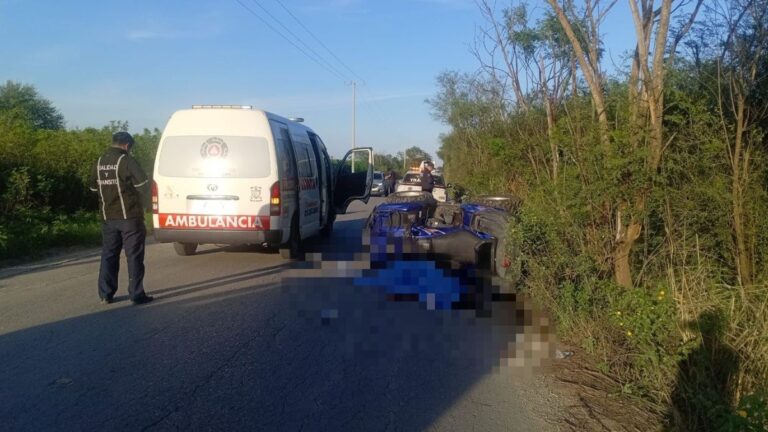 Trágica volcadura de cuatrimoto en Montemorelos: mujer fallecida y hombre lesionado