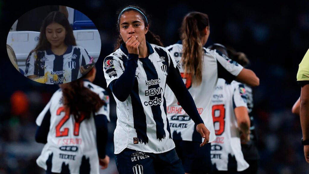 Incidente en el partido de Rayadas: Aficionada recibe nachos durante un momento inesperado