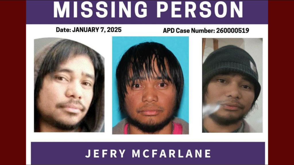 Policía de Albuquerque solicita ayuda para encontrar a Jefry McFarlane, desaparecido con problemas de salud mental