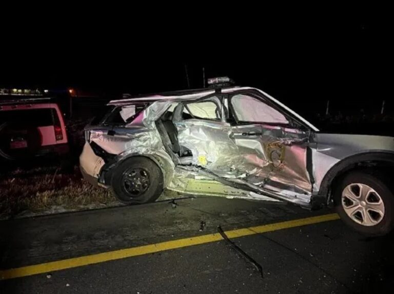 Accidente en la I-25: Patrullero Herido Tras Persecución de Conductora en Sentido Contrario