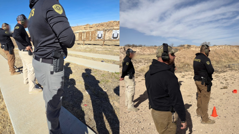 Entrenamiento con Armas de Fuego de Oficiales del Condado de Midland Refuerza la Seguridad Pública