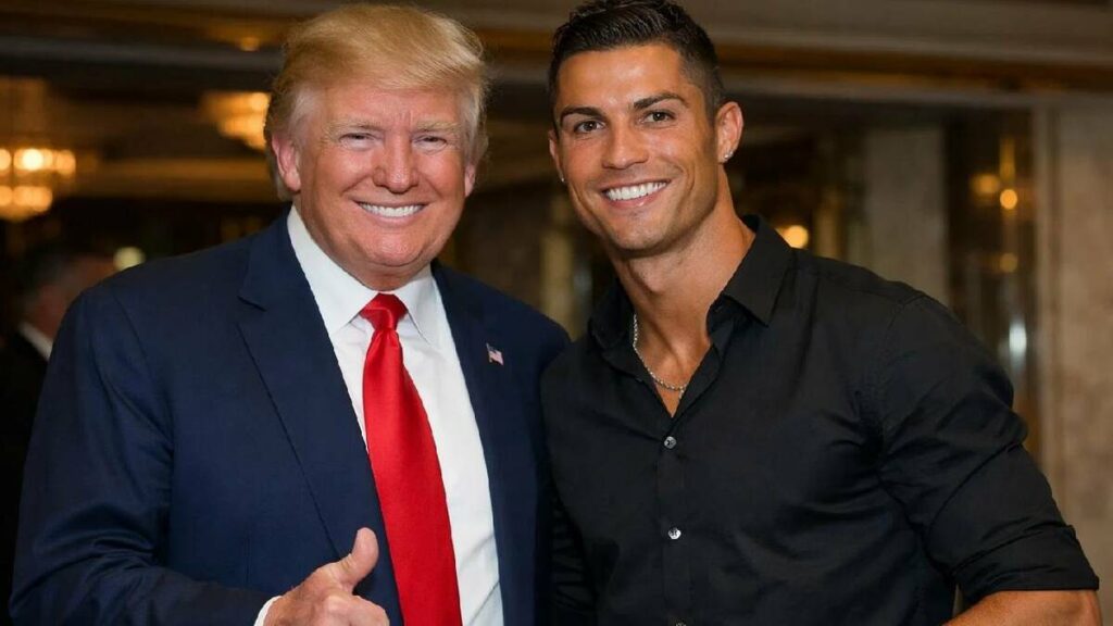 Donald Trump invita a Cristiano Ronaldo a unirse a la MLS junto a Messi