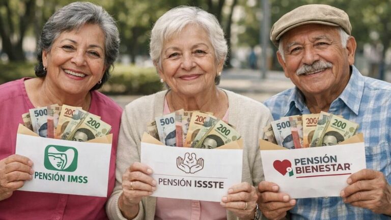 Fechas y Montos de las Pensiones del IMSS, ISSSTE y Bienestar para Marzo 2026