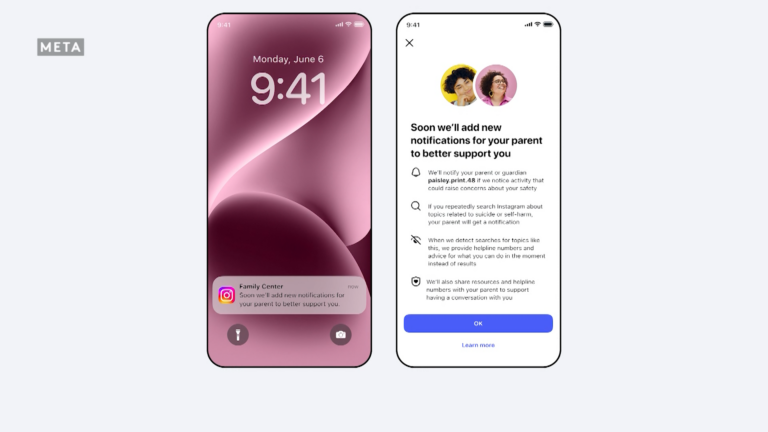 Instagram activa alerta para padres sobre búsquedas de suicidio en adolescentes