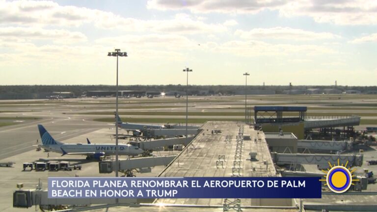 Cambio De Nombre Para Aeropuerto De Palm Beach