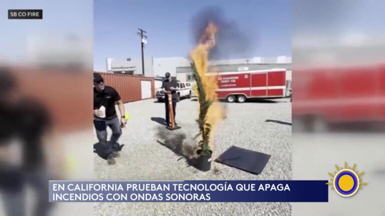 Tecnología Sonora Contra Incendios En California