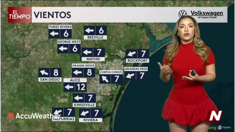 Clima: Pronóstico Extendido: Lluvias Y Vientos En Texas