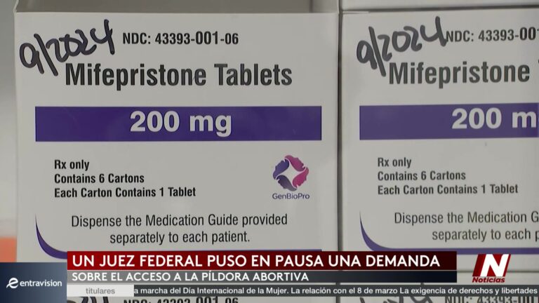 Corte Pone Pausa A Demanda Sobre Píldora Abortiva