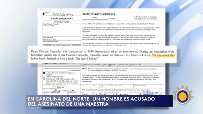 Confesión Y Evidencias En Caso De Asesinato En Raleigh