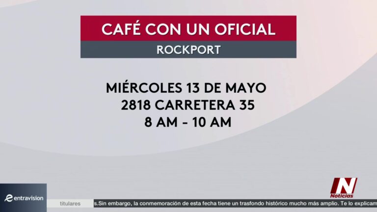 Café Con Un Oficial: Rockport Invita Al Diálogo Con La Comunidad