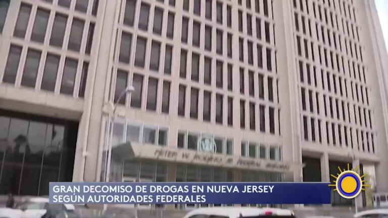 Histórico Decomiso De Drogas En Nueva Jersey: Fentanilo, Metanfetamina Y Armas