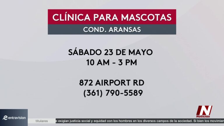Salud Animal: Clínica De Salud Gratuita Para Mascotas: Vacunas Y Licencias Este Mayo En Aransas