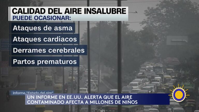 Calidad Del Aire: Contaminación Del Aire En EE.UU. Afecta La Salud De Millones De Niños: 152 Millones Viven En Zonas Peligrosas