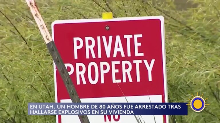 Hombre De 80 Años Arrestado En Utah Por Acopio De Explosivos Antiguos