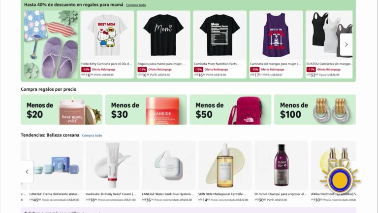 Amazon Impulsa Compras En Línea Con Ofertas Para Día De Las Madres