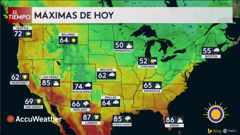 Pronóstico Del Fin De Semana: Tormentas, Lluvias Y Frío En El Centro Sur De Estados Unidos