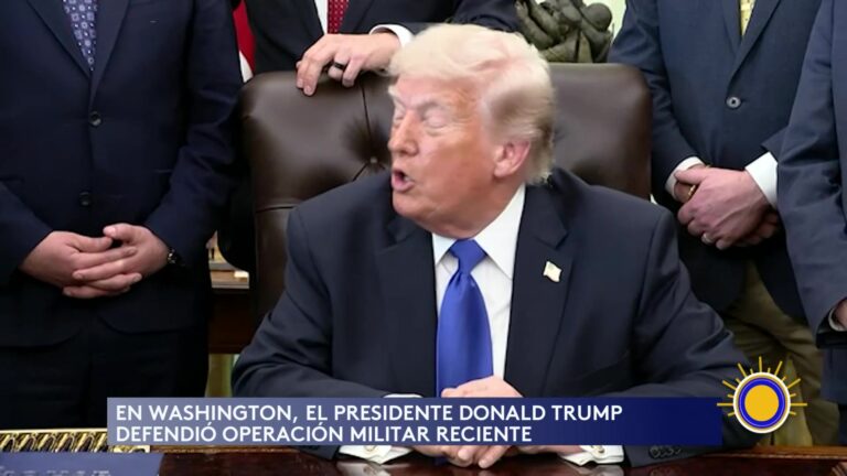 Trump Defiende Operación Militar Y Arremete Contra Medios