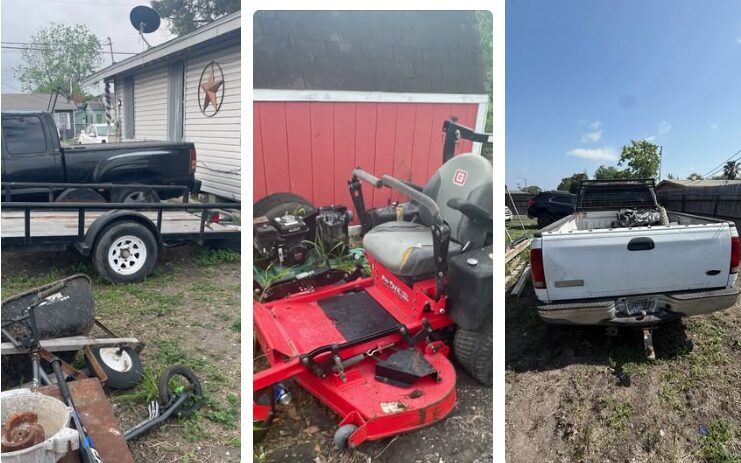 Freer Police Department y agencias aliadas recuperan equipo robado en caso de robo a Rolling R Services