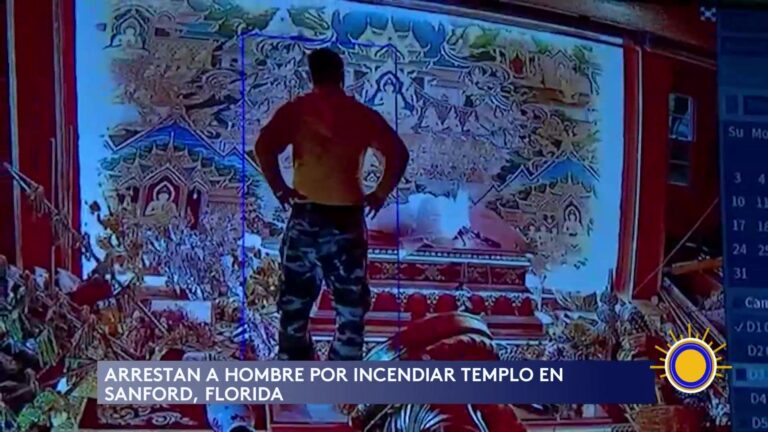 Incendio Intencional Devasta Templo Budista En Sanford, Florida