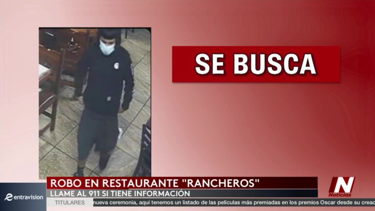 Robo Restaurante: Robo En Restaurante Rancheros: Policía Busca Al Responsable Y Pide Apoyo Ciudadano