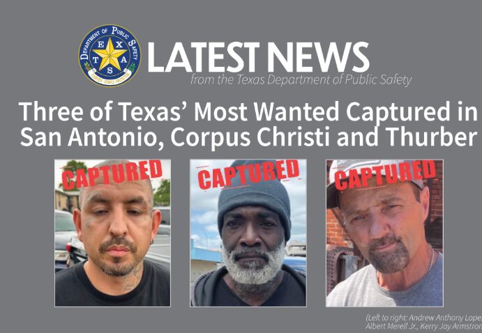 Tres de los 10 fugitivos sexuales más buscados de Texas son capturados