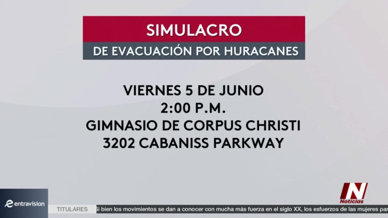 Simulacro De Evacuación Por Huracán En Corpus Christi: Todo Lo Que Debes Saber