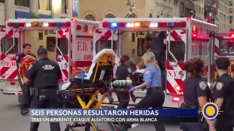 Ataque Con Arma Blanca En La Estación Penn De Nueva York Deja Seis Heridos Y Un Detenido
