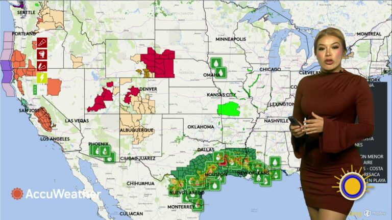 Pronóstico Del Tiempo: El Clima De Hoy: Riesgo De Tormentas Severas E Inundaciones En Texas Y La Costa Del Golfo pronóstico del tiempo