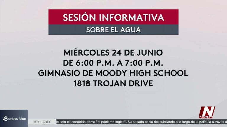 Agenda Comunitaria: Sesión Informativa Sobre El Agua Y Actividades En Corpus Christi