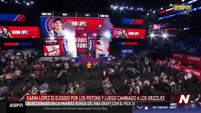 Karim López Hace Historia: Seleccionado En La Primera Ronda Del Draft De La NBA
