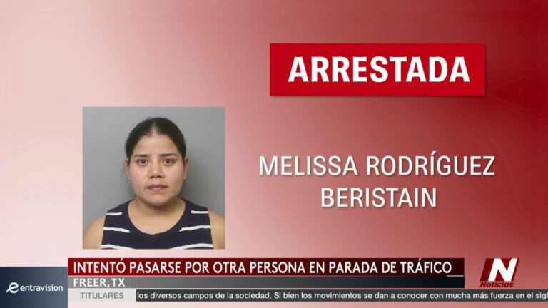 Arresto Falfurrias: Mexicana Arrestada Por Suplantación De Identidad En Falfurrias