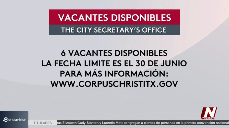 Convocan A Ciudadanos Para Juntas Y Comisiones Municipales En Corpus Christi