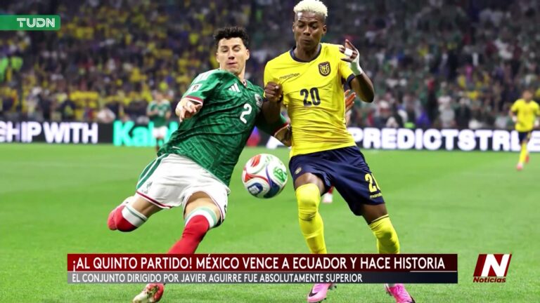 México Rompe Racha De 40 Años Sin Victorias En Eliminación Directa Al Vencer A Ecuador
