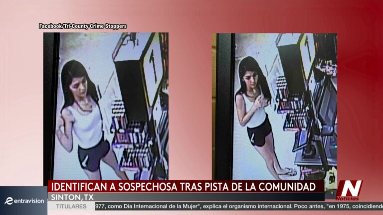Identifican A Sospechosa De Asalto En Sinton Tras Pista Anónima