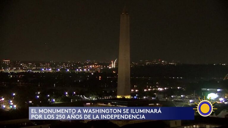 Washington D.C.: Washington Celebrará El 250 Aniversario De EE.UU. Con Iluminaciones Especiales En El Monumento Nacional