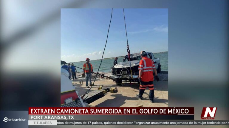 Operativo Acuático En Puerto Aransas: Camioneta Extraída Y Arresto