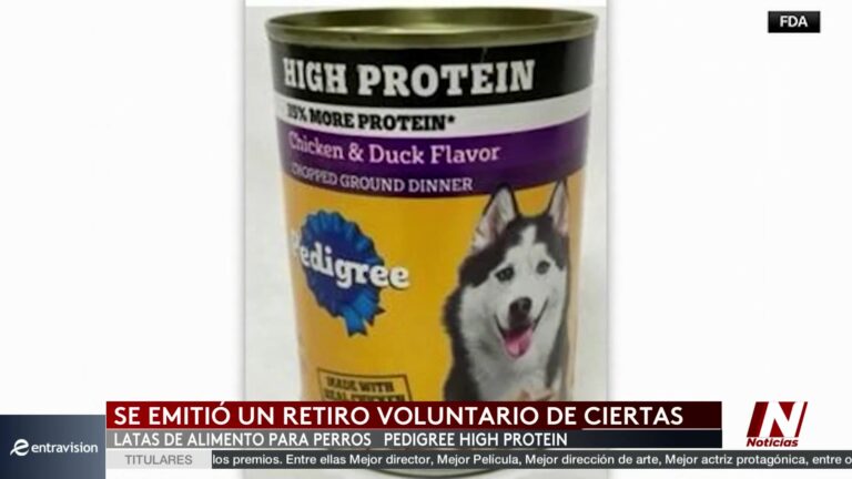 FDA: Alerta: Retiro De Alimento Para Perros Pedigree High Protein
