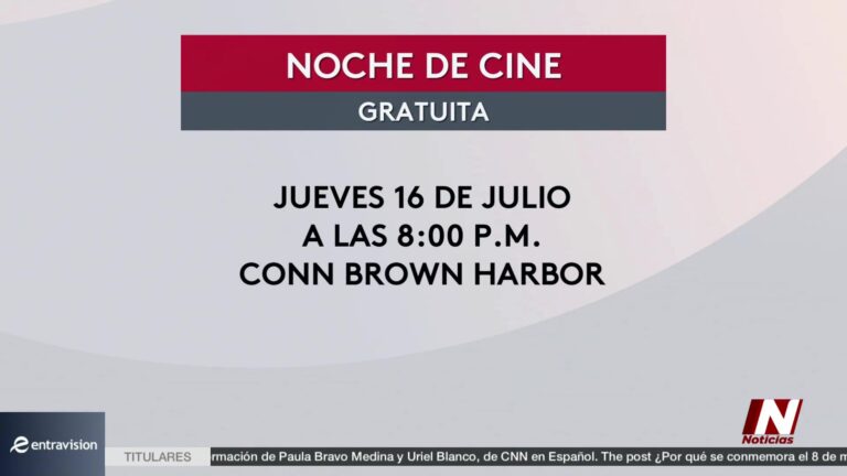 Noche De Cine Comunitaria En El Puerto De Aransas Pass