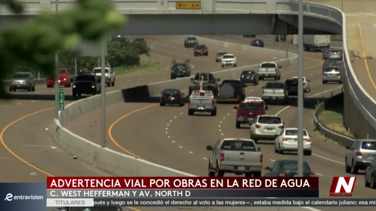 Tráfico: Retrasos Viales Por Obras De Agua En West Hefferman Y North D