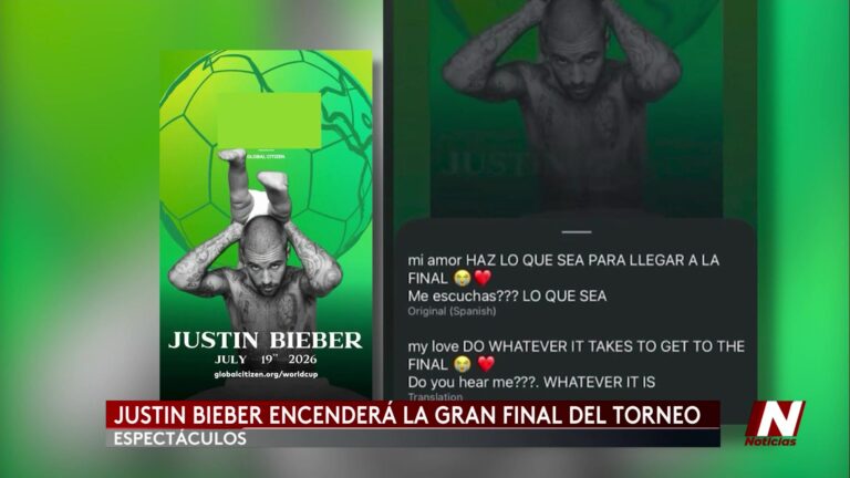 Justin Bieber Cantará En La Final Internacional De Fútbol Este Verano
