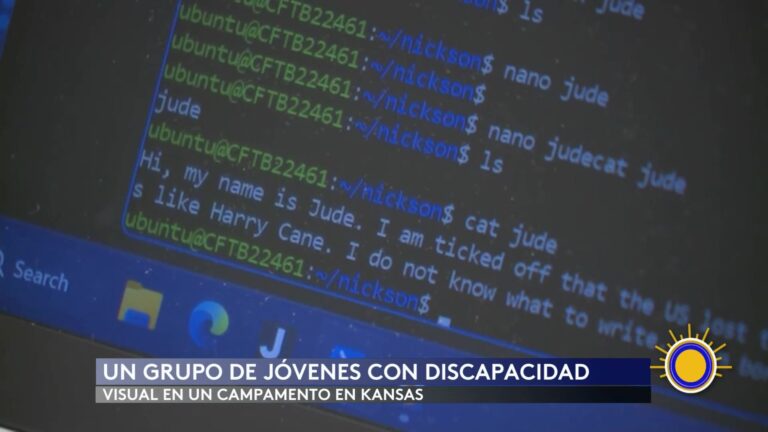 Jóvenes Con Discapacidad Visual Aprenden A Programar En Kansas